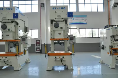 What does the precision of the punch press depend on